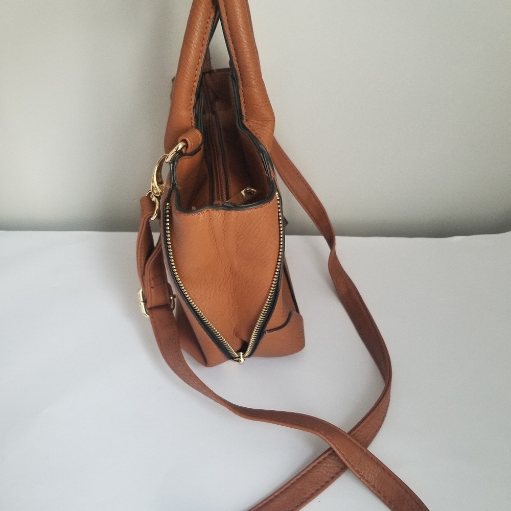 Christian Siriano For Payless Brown Hand/Shoulder Bag/Purse - Picture 8 of 14